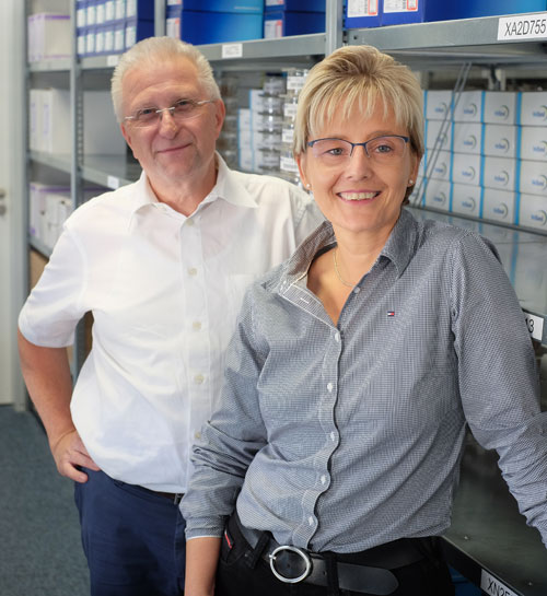 Bernd Ginsberg und Vera Nierzwiki