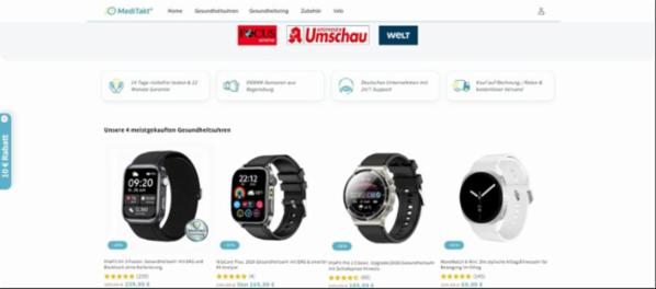 Etablierter Shopify-Onlineshop für Gesundheits- und Smartwatches zu verkaufen – Bild 2