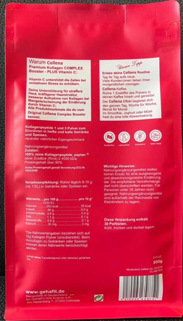GeHaFit & Collena Premium – Zwei eingetragene Marken zu verkaufen – Bild 2